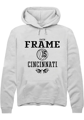 Faith Frame Rally Cincinnati Bearcats Mens NIL Sport Icon Long Sleeve Hoodie