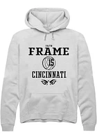 Faith Frame Rally Cincinnati Bearcats Mens NIL Sport Icon Long Sleeve Hoodie