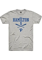 Macy Hamilton  Pitt Panthers Ash Rally NIL Sport Icon Short Sleeve T Shirt