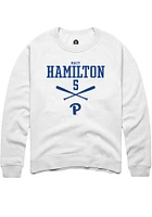 Macy Hamilton Rally Pitt Panthers Mens NIL Sport Icon Long Sleeve Crew Sweatshirt