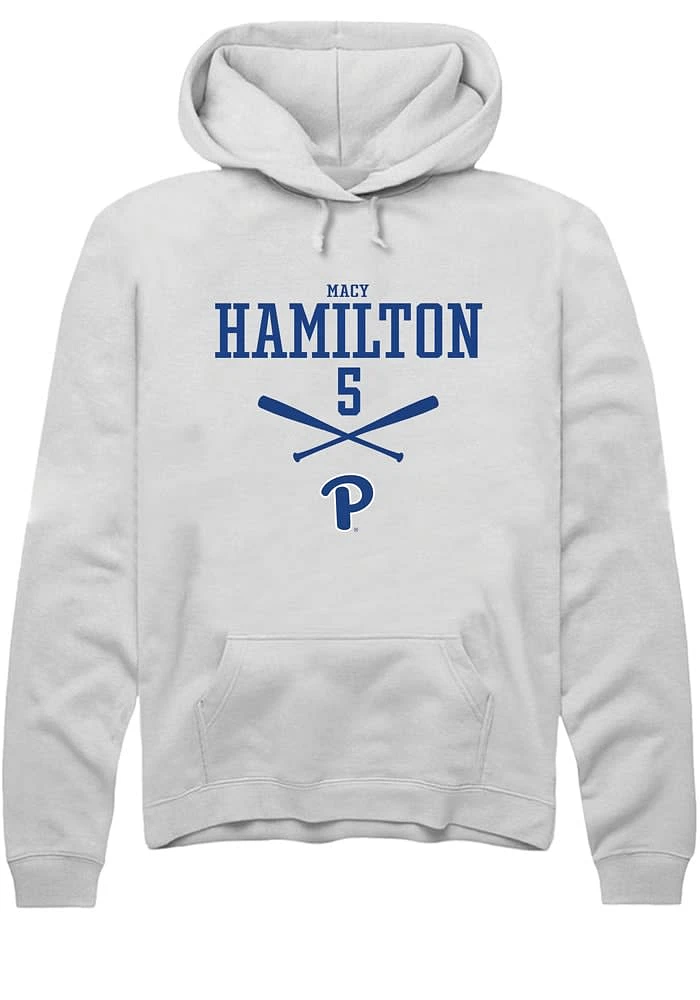 Macy Hamilton Rally Pitt Panthers Mens NIL Sport Icon Long Sleeve Hoodie