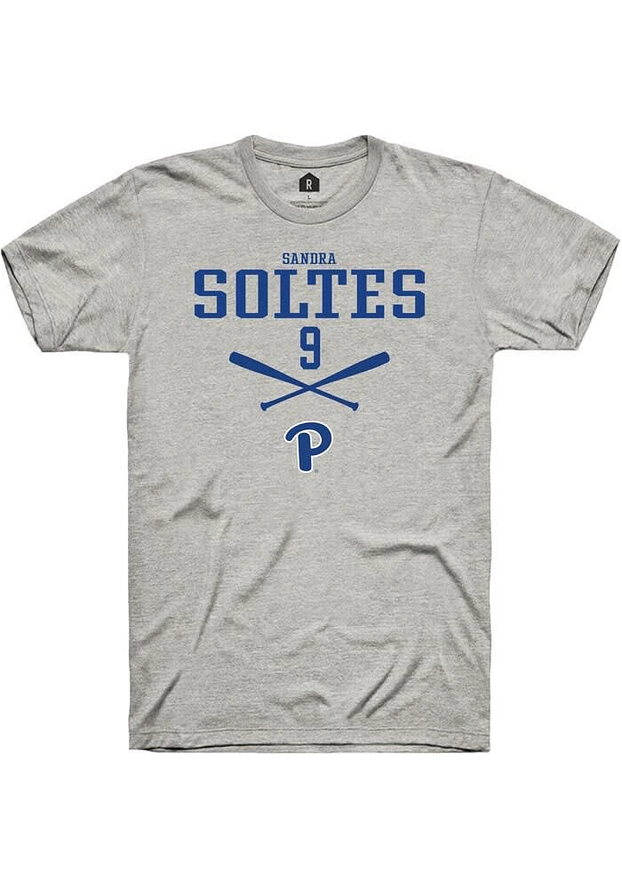 Sandra Soltes Pitt Panthers Ash Rally NIL Sport Icon Short Sleeve T Shirt