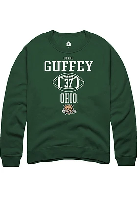 Blake Guffey Rally Ohio Bobcats Mens NIL Sport Icon Long Sleeve Crew Sweatshirt