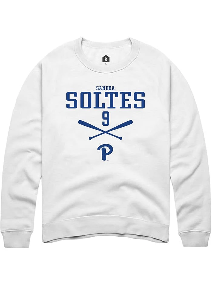 Sandra Soltes Rally Pitt Panthers Mens NIL Sport Icon Long Sleeve Crew Sweatshirt