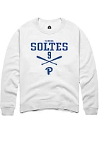 Sandra Soltes Rally Pitt Panthers Mens NIL Sport Icon Long Sleeve Crew Sweatshirt