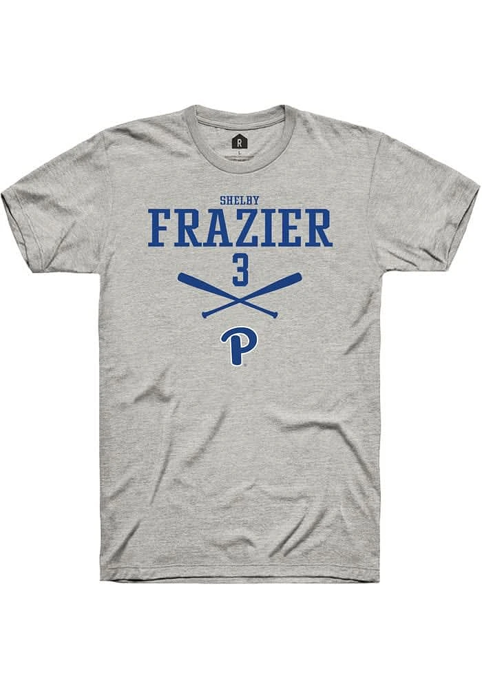 Shelby Frazier Pitt Panthers Ash Rally NIL Sport Icon Short Sleeve T Shirt
