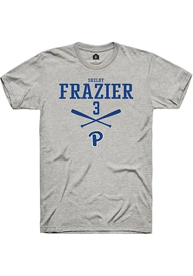 Shelby Frazier  Pitt Panthers Ash Rally NIL Sport Icon Short Sleeve T Shirt