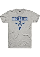 Shelby Frazier  Pitt Panthers Ash Rally NIL Sport Icon Short Sleeve T Shirt