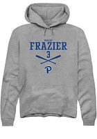Shelby Frazier  Rally Pitt Panthers Mens Graphite NIL Sport Icon Long Sleeve Hoodie