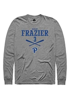Shelby Frazier  Pitt Panthers Graphite Rally NIL Sport Icon Long Sleeve T Shirt