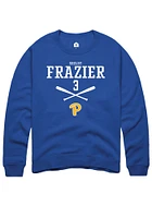 Shelby Frazier Rally Pitt Panthers Mens NIL Sport Icon Long Sleeve Crew Sweatshirt