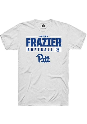 Shelby Frazier Pitt Panthers Rally NIL Stacked Box Short Sleeve T Shirt