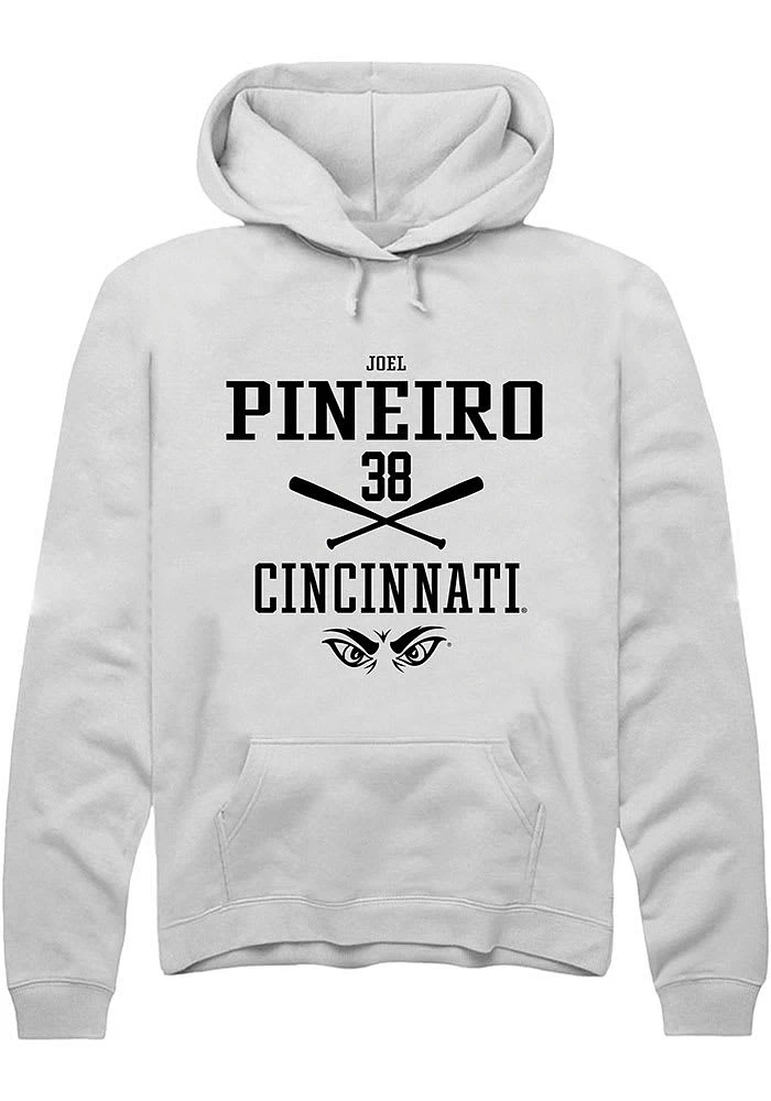 Joel Pineiro Rally Cincinnati Bearcats Mens NIL Sport Icon Long Sleeve Hoodie