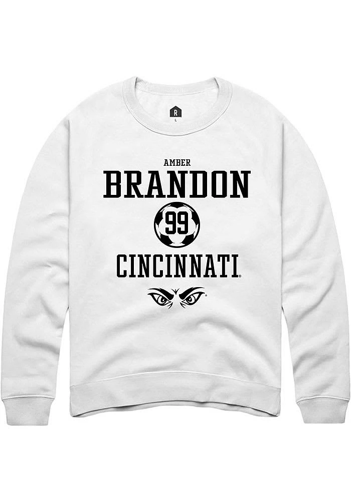 Amber Brandon Rally Cincinnati Bearcats Mens NIL Sport Icon Long Sleeve Crew Sweatshirt