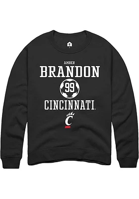 Amber Brandon Rally Cincinnati Bearcats Mens NIL Sport Icon Long Sleeve Crew Sweatshirt