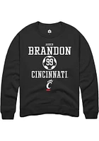 Amber Brandon Rally Cincinnati Bearcats Mens NIL Sport Icon Long Sleeve Crew Sweatshirt