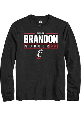 Amber Brandon Cincinnati Bearcats Rally NIL Stacked Box Long Sleeve T Shirt