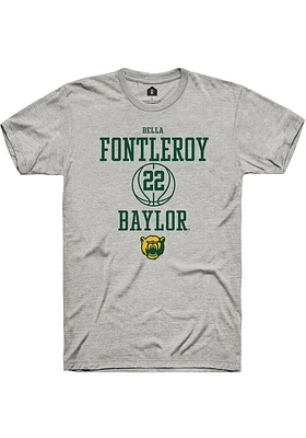 Bella Fontleroy  Baylor Bears Ash Rally NIL Sport Icon Short Sleeve T Shirt