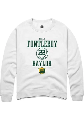 Bella Fontleroy Rally Baylor Bears Mens NIL Sport Icon Long Sleeve Crew Sweatshirt
