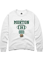 Dj Morton Rally Ohio Bobcats Mens NIL Sport Icon Long Sleeve Crew Sweatshirt