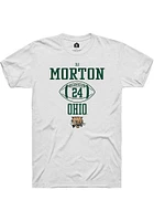 Dj Morton Ohio Bobcats Rally NIL Sport Icon Short Sleeve T Shirt