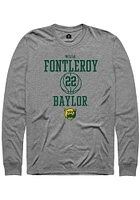 Bella Fontleroy  Baylor Bears Graphite Rally NIL Sport Icon Long Sleeve T Shirt
