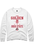 Sienna Golden Rally Ohio State Buckeyes Mens NIL Sport Icon Long Sleeve Crew Sweatshirt