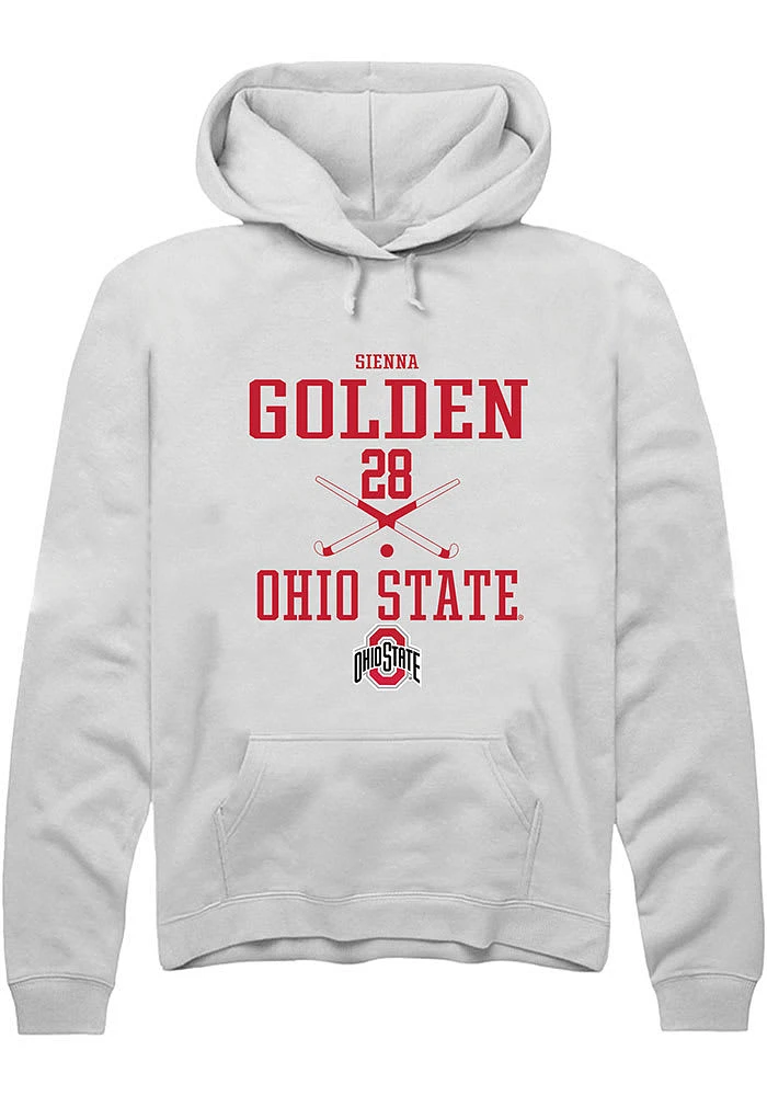 Sienna Golden Rally Ohio State Buckeyes Mens NIL Sport Icon Long Sleeve Hoodie