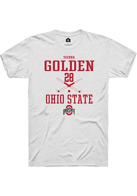 Sienna Golden Ohio State Buckeyes Rally NIL Sport Icon Short Sleeve T Shirt