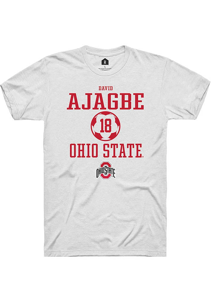 David Ajagbe Ohio State Buckeyes Rally NIL Sport Icon Short Sleeve T Shirt