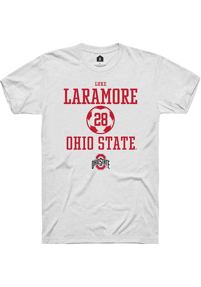 Luke Laramore Ohio State Buckeyes Rally NIL Sport Icon Short Sleeve T Shirt