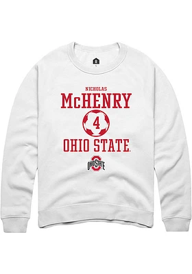 Nicholas McHenry Rally Ohio State Buckeyes Mens NIL Sport Icon Long Sleeve Crew Sweatshirt