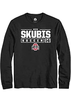 Nick Skubis Ohio State Buckeyes Rally NIL Stacked Box Long Sleeve T Shirt