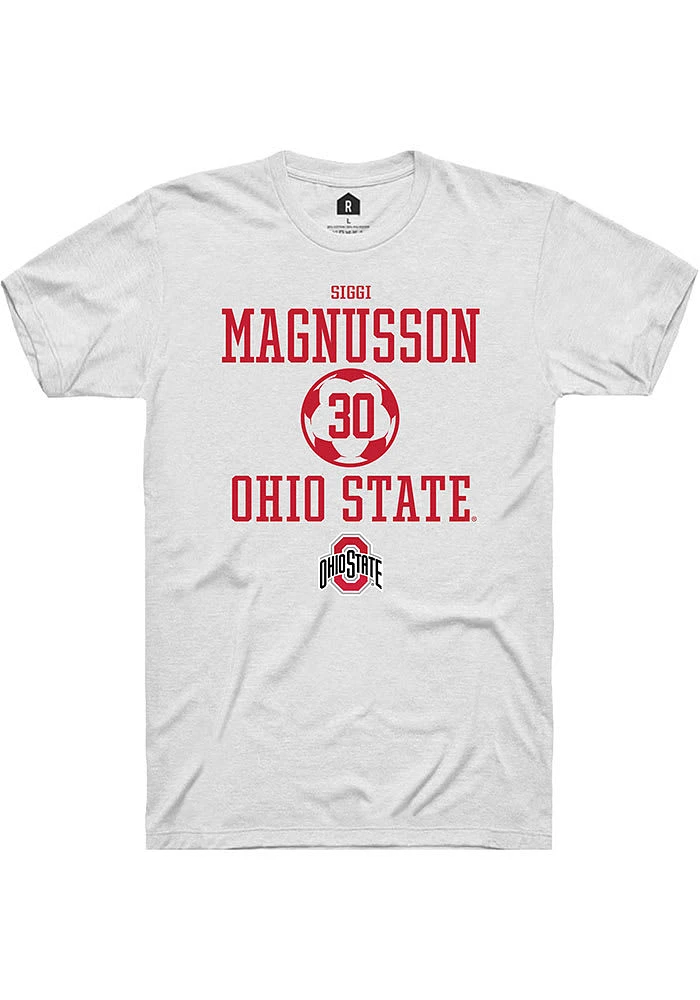 Siggi Magnusson Ohio State Buckeyes Rally NIL Sport Icon Short Sleeve T Shirt