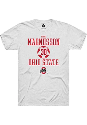 Siggi Magnusson Ohio State Buckeyes Rally NIL Sport Icon Short Sleeve T Shirt