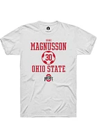 Siggi Magnusson Ohio State Buckeyes Rally NIL Sport Icon Short Sleeve T Shirt