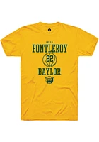 Bella Fontleroy  Baylor Bears Gold Rally NIL Sport Icon Short Sleeve T Shirt