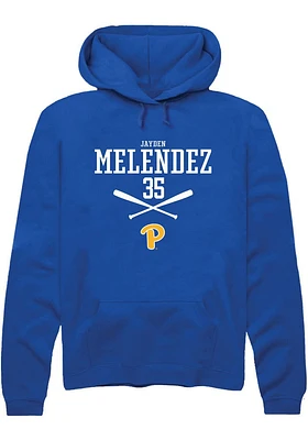 Jayden Melendez Rally Pitt Panthers Mens NIL Sport Icon Long Sleeve Hoodie