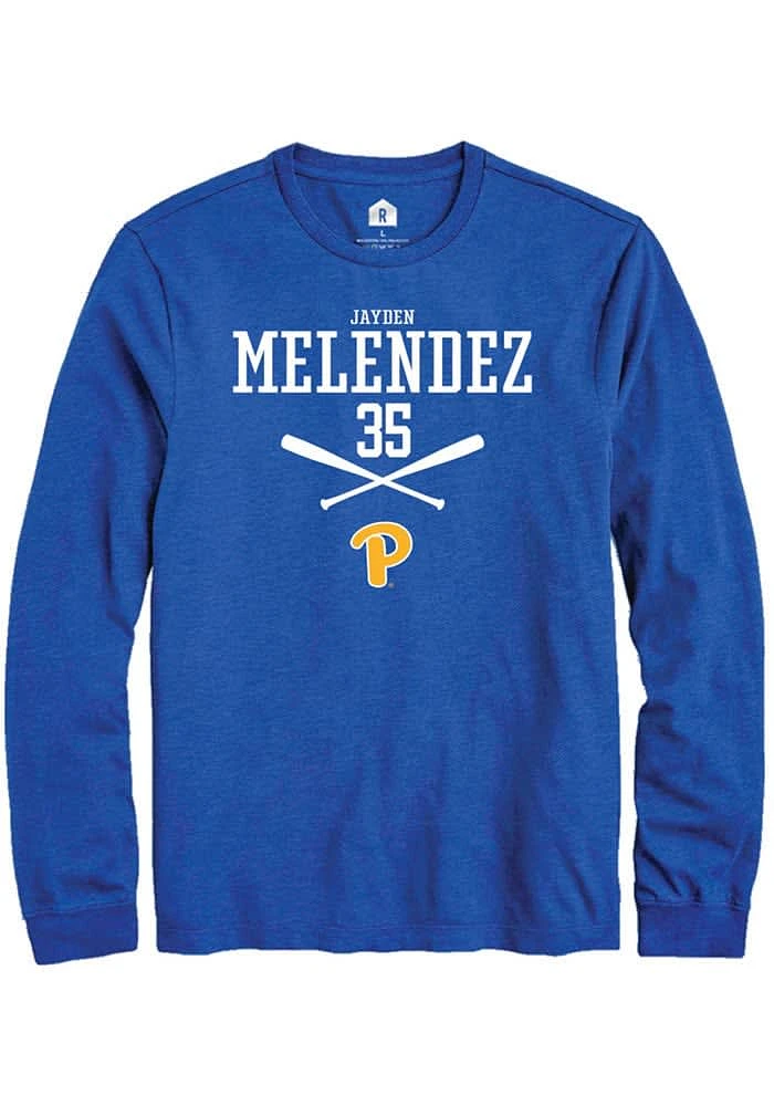 Jayden Melendez Pitt Panthers Rally NIL Sport Icon Long Sleeve T Shirt