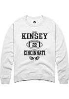 Zane Kinsey Rally Cincinnati Bearcats Mens NIL Sport Icon Long Sleeve Crew Sweatshirt