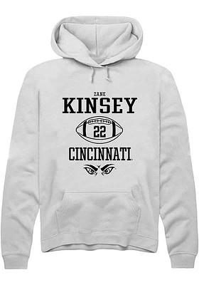 Zane Kinsey Rally Cincinnati Bearcats Mens NIL Sport Icon Long Sleeve Hoodie