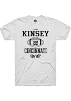 Zane Kinsey Cincinnati Bearcats Rally NIL Sport Icon Short Sleeve T Shirt