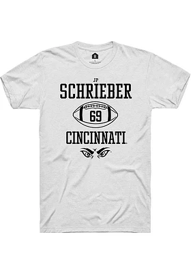 JP Schrieber Cincinnati Bearcats Rally NIL Sport Icon Short Sleeve T Shirt