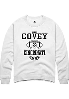 Manny Covey Rally Cincinnati Bearcats Mens NIL Sport Icon Long Sleeve Crew Sweatshirt