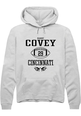 Manny Covey Rally Cincinnati Bearcats Mens NIL Sport Icon Long Sleeve Hoodie