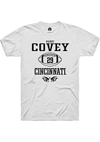 Manny Covey Cincinnati Bearcats Rally NIL Sport Icon Short Sleeve T Shirt