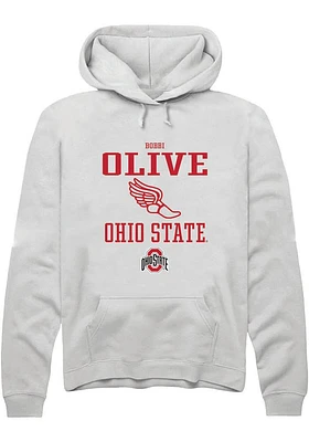 Bobbi Olive Rally Ohio State Buckeyes Mens NIL Sport Icon Long Sleeve Hoodie