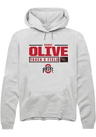 Bobbi Olive Rally Ohio State Buckeyes Mens NIL Stacked Box Long Sleeve Hoodie