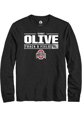 Bobbi Olive Ohio State Buckeyes Rally NIL Stacked Box Long Sleeve T Shirt