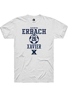 Samantha Erbach  Xavier Musketeers White Rally NIL Sport Icon Short Sleeve T Shirt